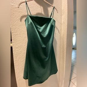 Windsor Satin Green Dress